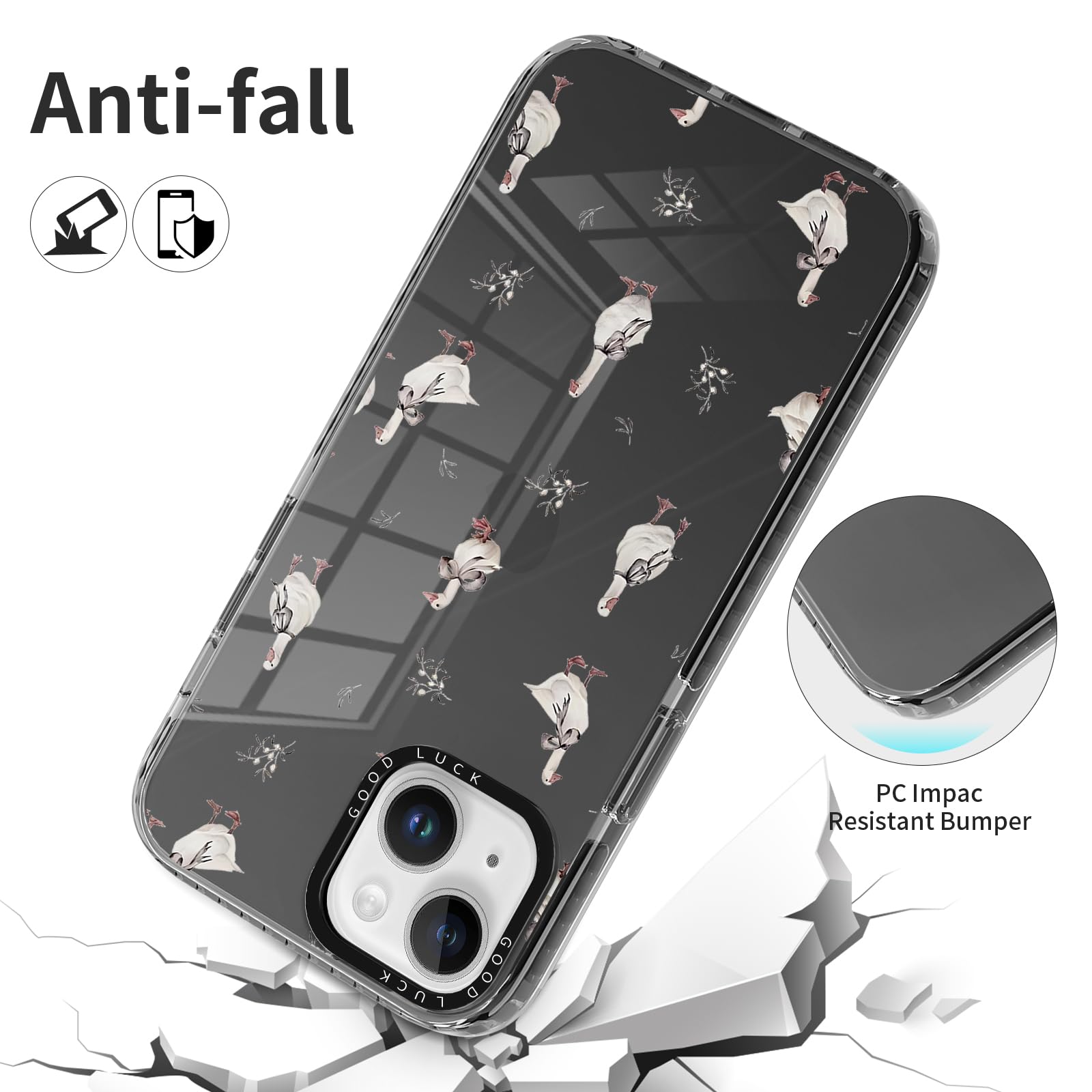 Xylota 2 Pezzi Cover per iPhone 15 Pro 6,1, Trasparente Custodia Aesthetic Disegni Farfalle Donne Ragazze Cover, Clear Ultra Sottile Silicone Morbida TPU Bumper Antiurto Antigraffio Protettiva Case