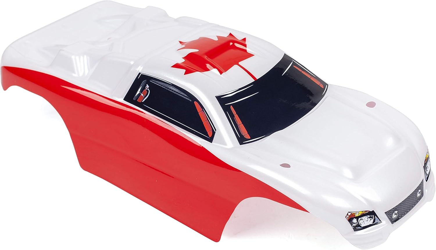 SummitLink Custom Body Canada Maple Leaf Flag Style Compatible for 1/10 Scale RC Car or Truck (Truck not Included) R-CA-01