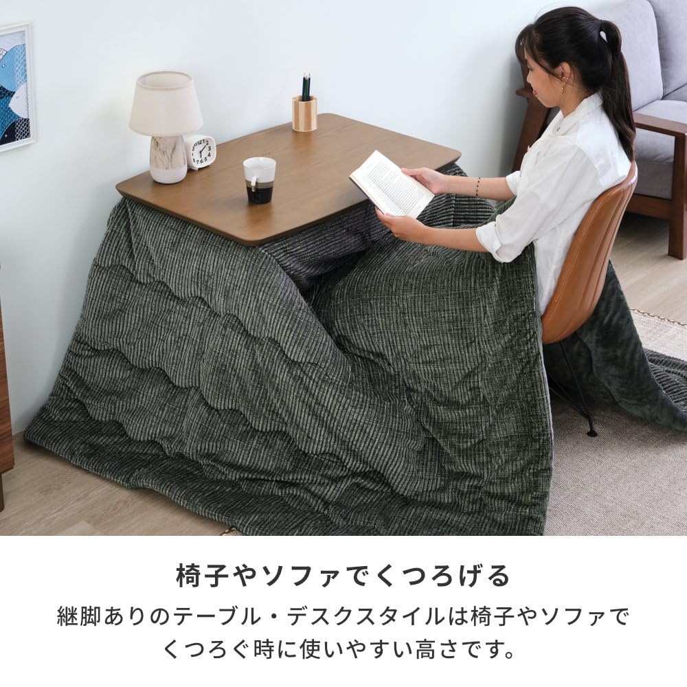 Amazon.co.jp : ISSEIKI カロロ テーブルコタツ 90 ミディアム