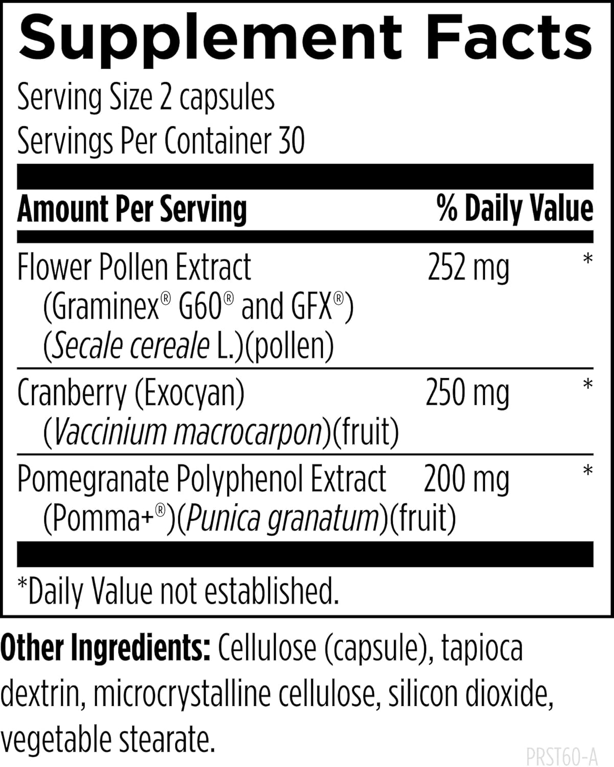 Designs for Health Prostect - Saw Palmetto-Free Prostate Supplements for Men - Urinary Function + Prostate Support - Cranberry, Pollen + Pomegranate Extract - Men's Health Supplement (60 Capsules)