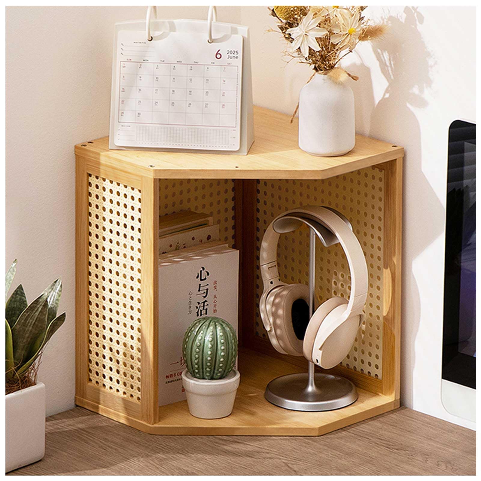 Amazon｜スタッキング可能なコーナー本棚、本棚スタッカブル収納