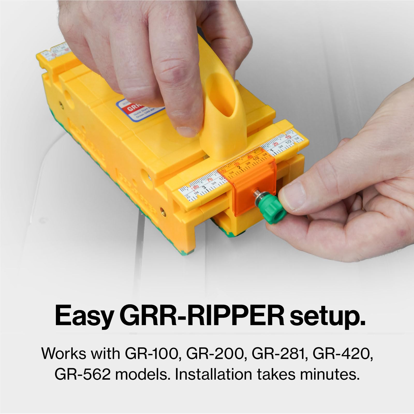MICROJIG Grr-ripper Safe Rip Upgrade Kit, GRSR-P50K2, Compatible with GRR-RIPPER 3D Pushblock, Table Saw Safety - Image 3