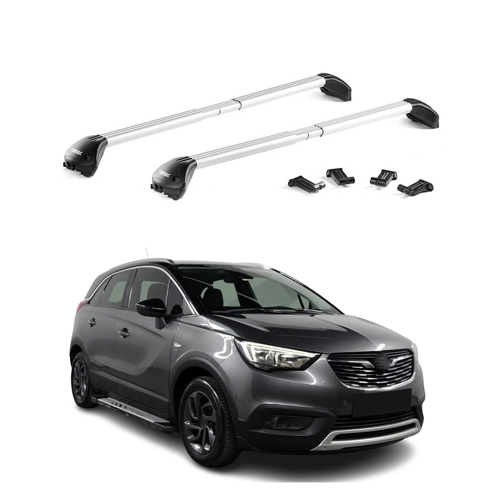 Protezione Paraurti Adatto A per Opel Grandland Restyling Inox Da Anno Fab. 4251669597783