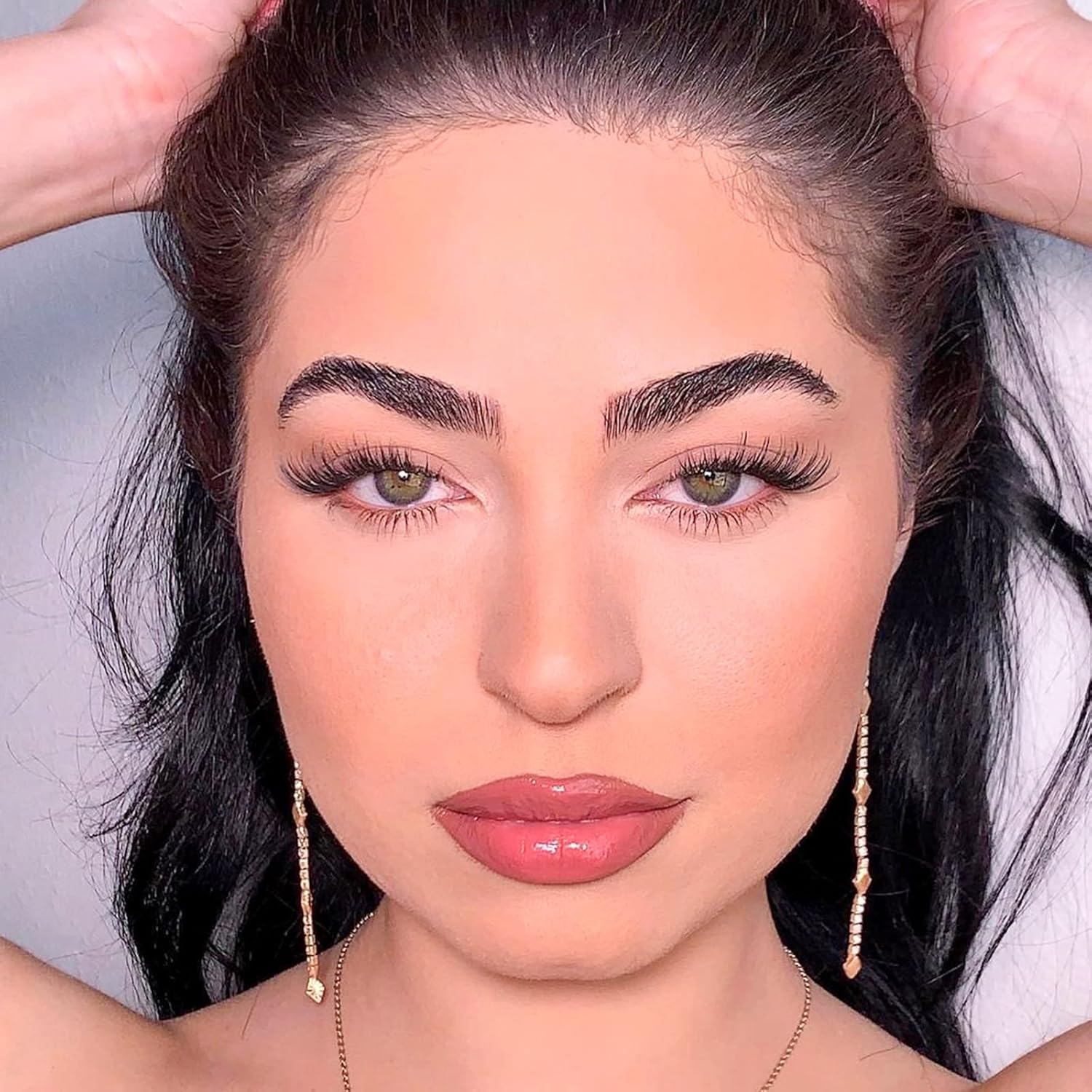 DIY Eyelash Extension,Individual Cluster Lashes False Eyelashes Extension Natural Look Reusable Glue Bonded Black Super Thin Band 48 Lash Clusters Mix by BEYELIAN (Style3 0.07 Mix Black Band) : Beauty & Personal Care