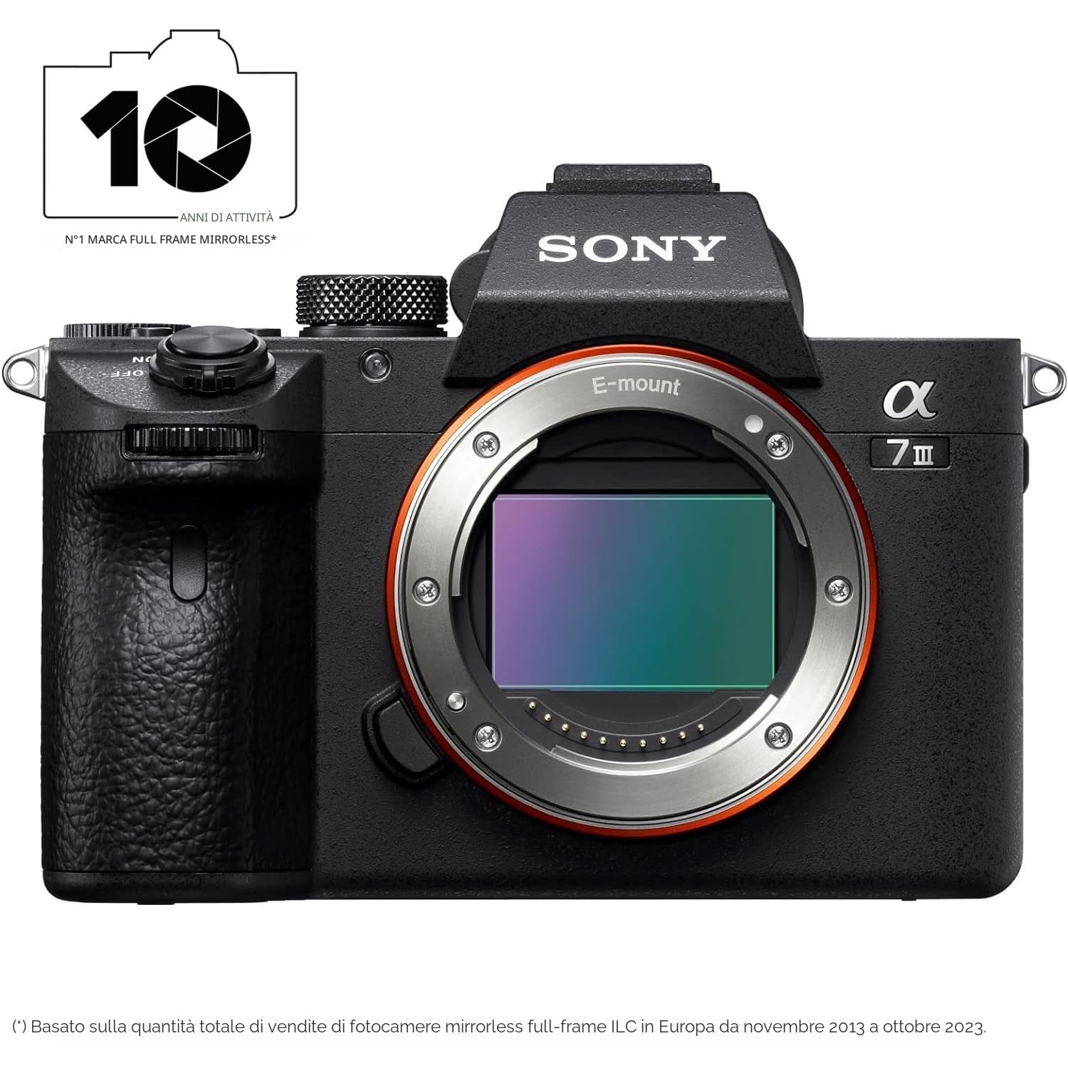 Sony Alpha 7 III Fotocamera full frame con obiettivo 28-70 mm – 24,2 MP, video 4K, autofocus veloce da 0,02 s, scatto continuo da 10 fps, stabilizzazione a 5 assi, ideale per foto e video