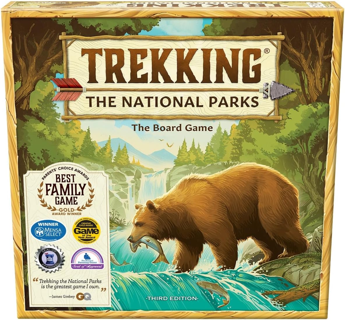 Trekking The National Parks Board Game by Underdog Games - 10th Anniversary Edition