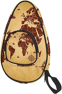 lcndlsoe Bolsa de pala de ping pong, funda para raqueta de tenis de mesa de piña blanca