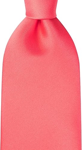 Vista 187 de KissTies Juego de corbatas de satén para hombre + pañuelo de bolsillo Rojo