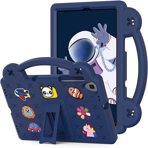 Miniatura 8 de Funda para niños para Lenovo Tab P11 Pro Gen 2/Lenovo Pad Pro 2022 de 11.2 pulgadas, ligera, flexible a prueba de golpes, con mango plegable