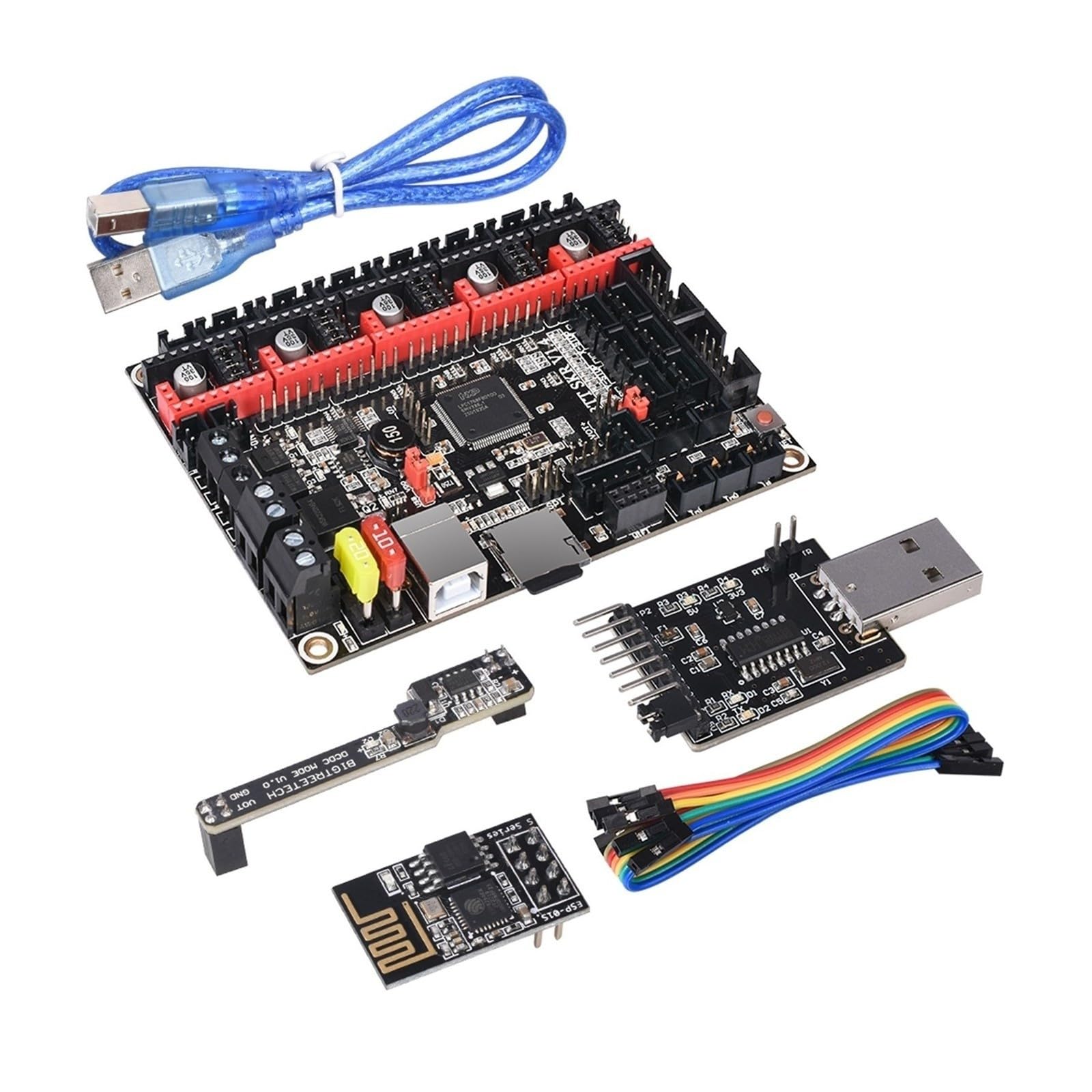 Aixinong1 Płyta sterowania BTT SKR V1.4 Turbo TMC2209 do drukarki 3D Ender 3 2.4 LPC1769(For SKR V1.4 Turbo,Only)