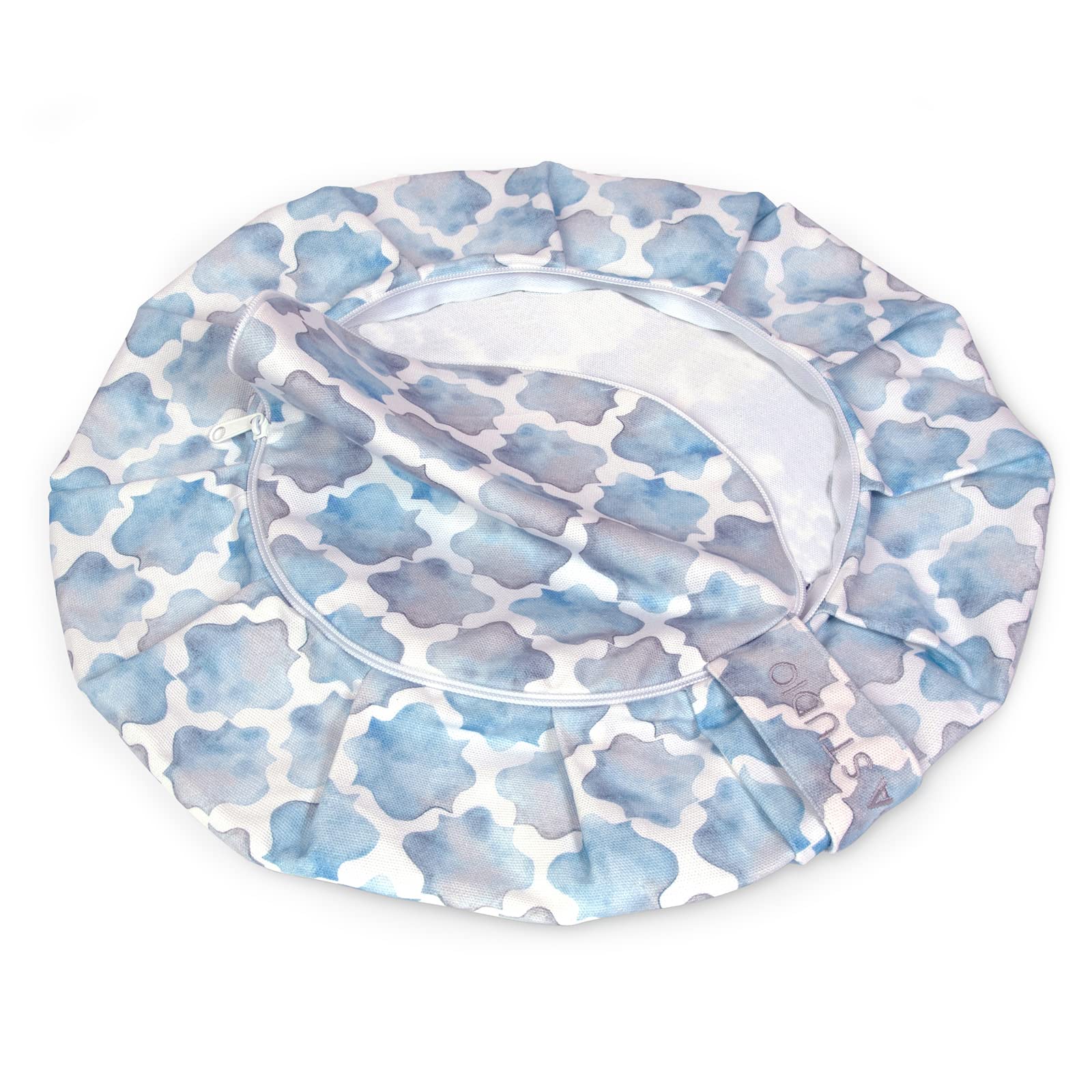 Cuscino Da Meditazione Zafu In Grano Saraceno Biologico, Diametro 35 Cm - Per Yoga E Posture A Gambe Incrociate