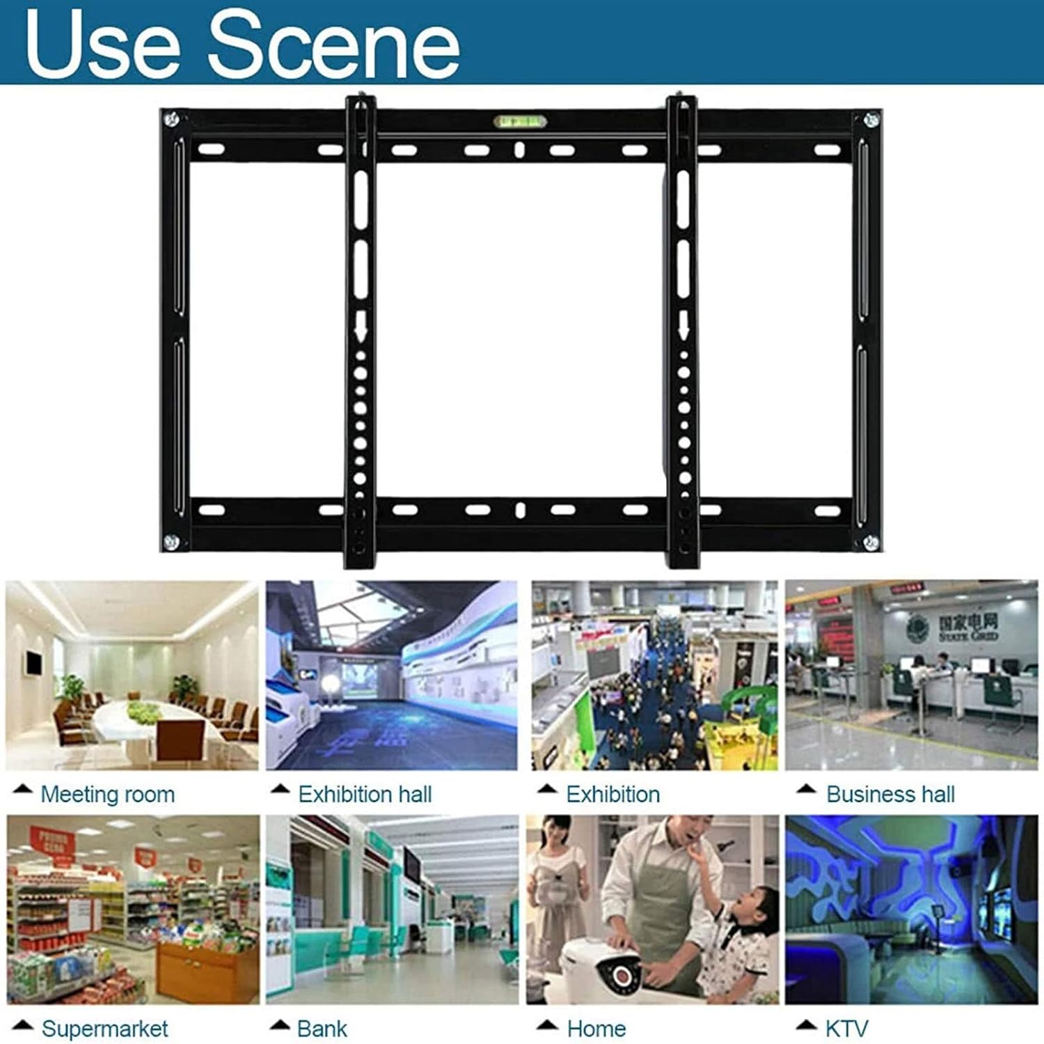Tray Digital TV Companion Box wall-Mounted TV Bracket Supporting Storage Tray