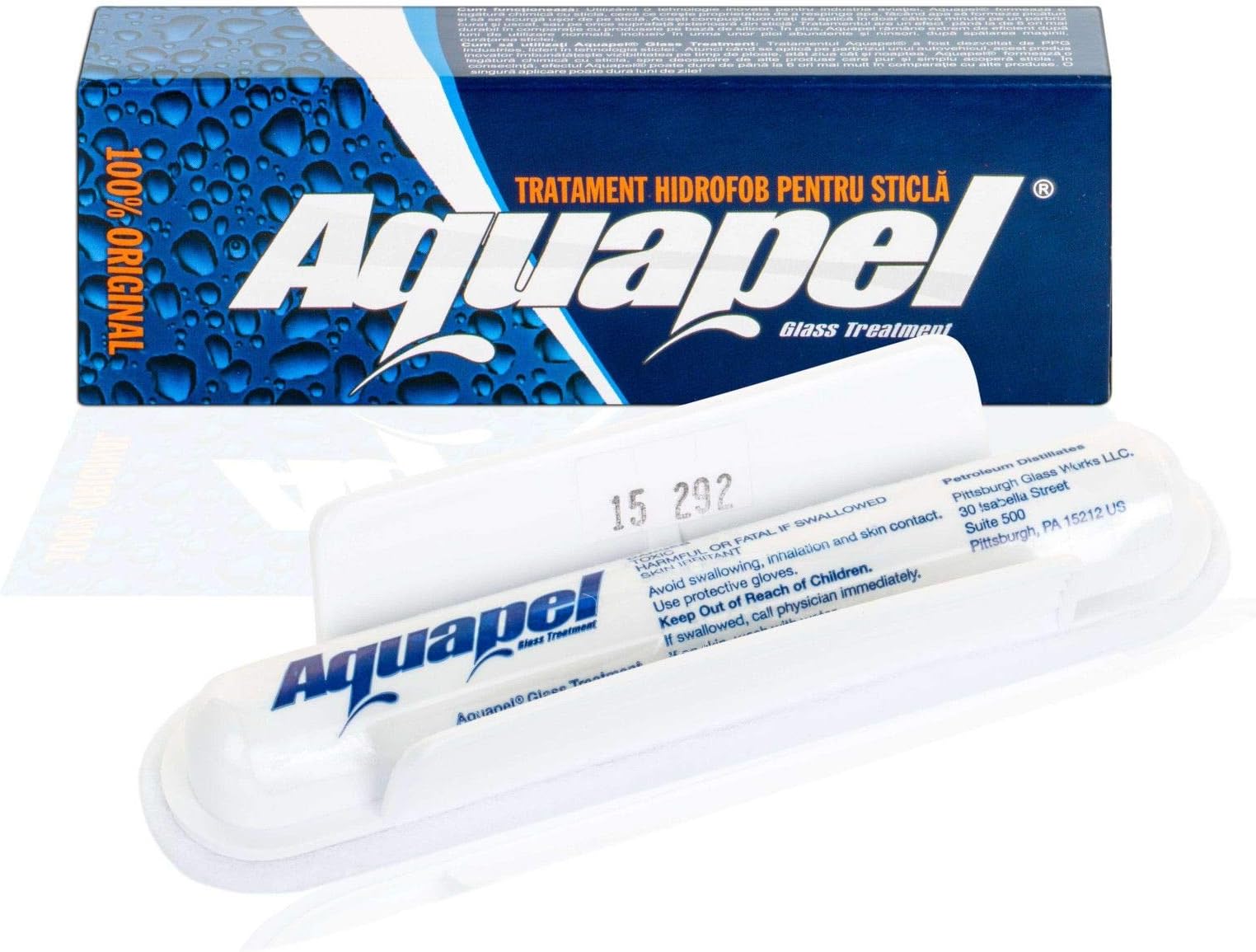 Windshield Glass Water Rain Repellent Treatment Applications Repels