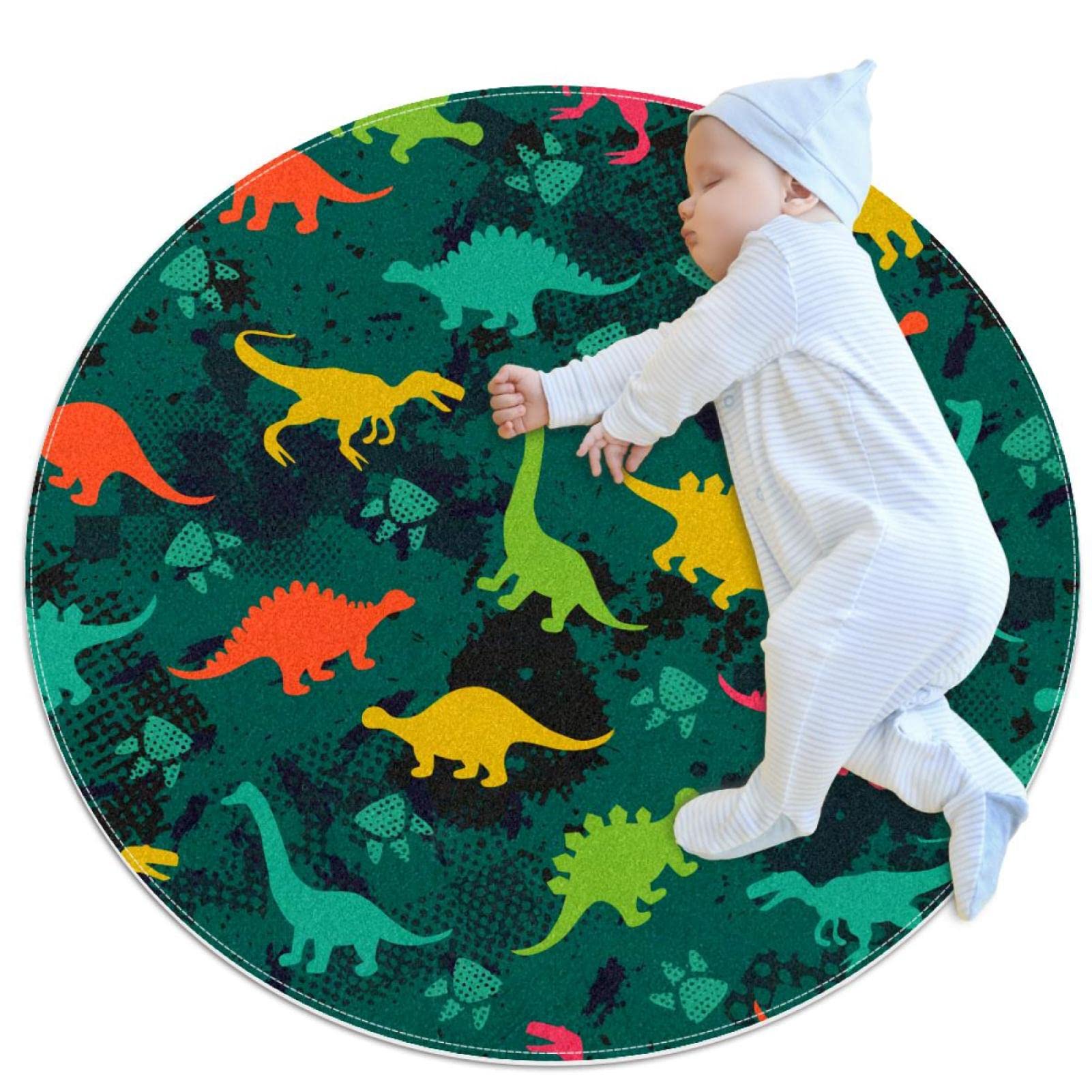 Tapis rond doux et tapis de sol circulaire 80cm pour ambiance cosy