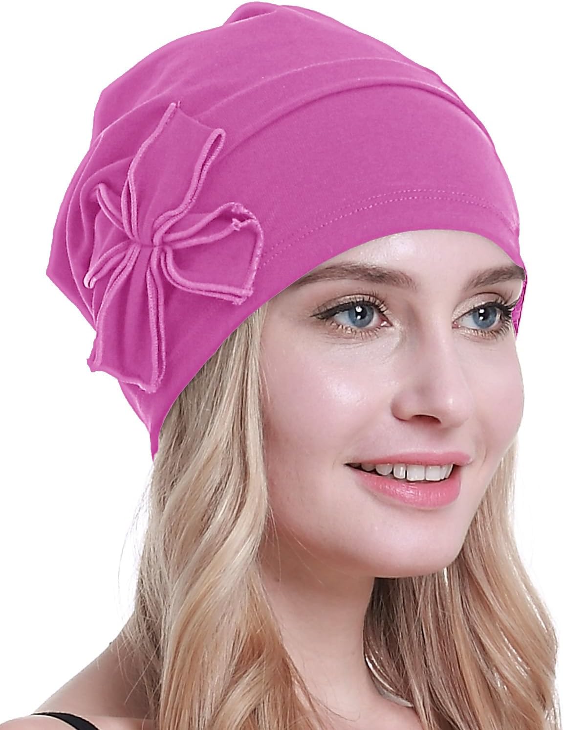 osvyo Cotton Chemo Turbans Headwear Beanie Hat Cap for Women Cancer Patient Hairloss - Image 5