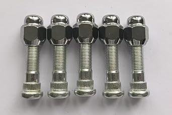 5PCS M12-1.25 Wheel Stud Bolts 610-566 & Lug Nuts Compatible with Subaru Legacy, XV Crosstrek BRZ, Ascent Impreza, B9, Tribeca Forester WRX STI Outback Models
