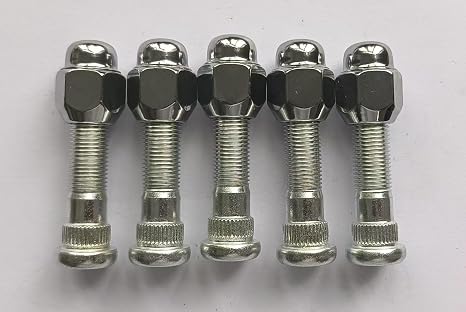 5PCS M12-1.25 Wheel Stud Bolts 610-566 & Lug Nuts Compatible with Subaru Legacy, XV Crosstrek BRZ, Ascent Impreza, B9, Tribeca Forester WRX STI Outback Models