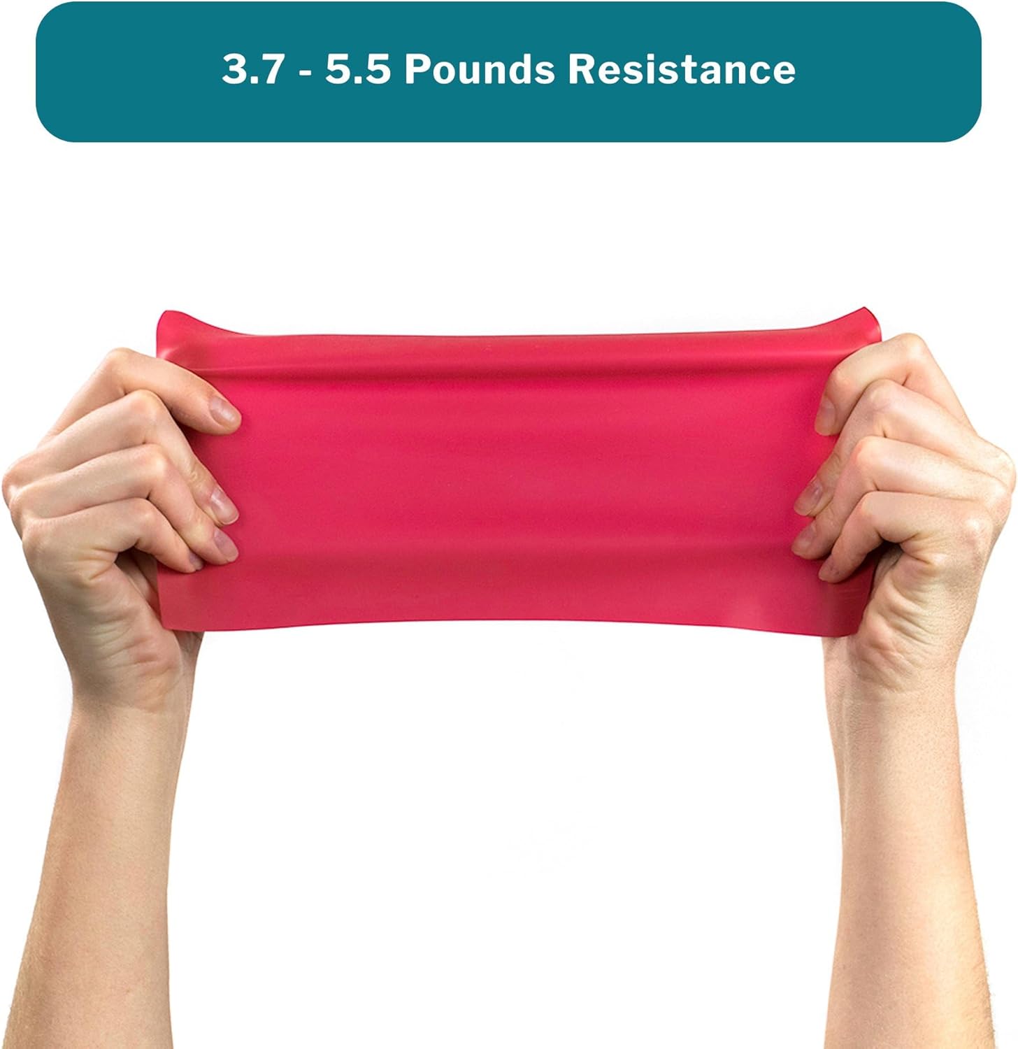 McKesson Can Do Exercise Resistance Band - Workout Bands for Physical Therapy - Red, Light Resistance - 5 in x 50 yd, 1 Count