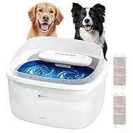 Gardner Pet Dog Water Fountain for Large Dogs, 8L/2.1Gal Large Capacity Automatic Dog Water Bowl Dispenser with Vortex Circulation, Splash-Proof, Quiet Dog Water Bowl(Without Adapter)