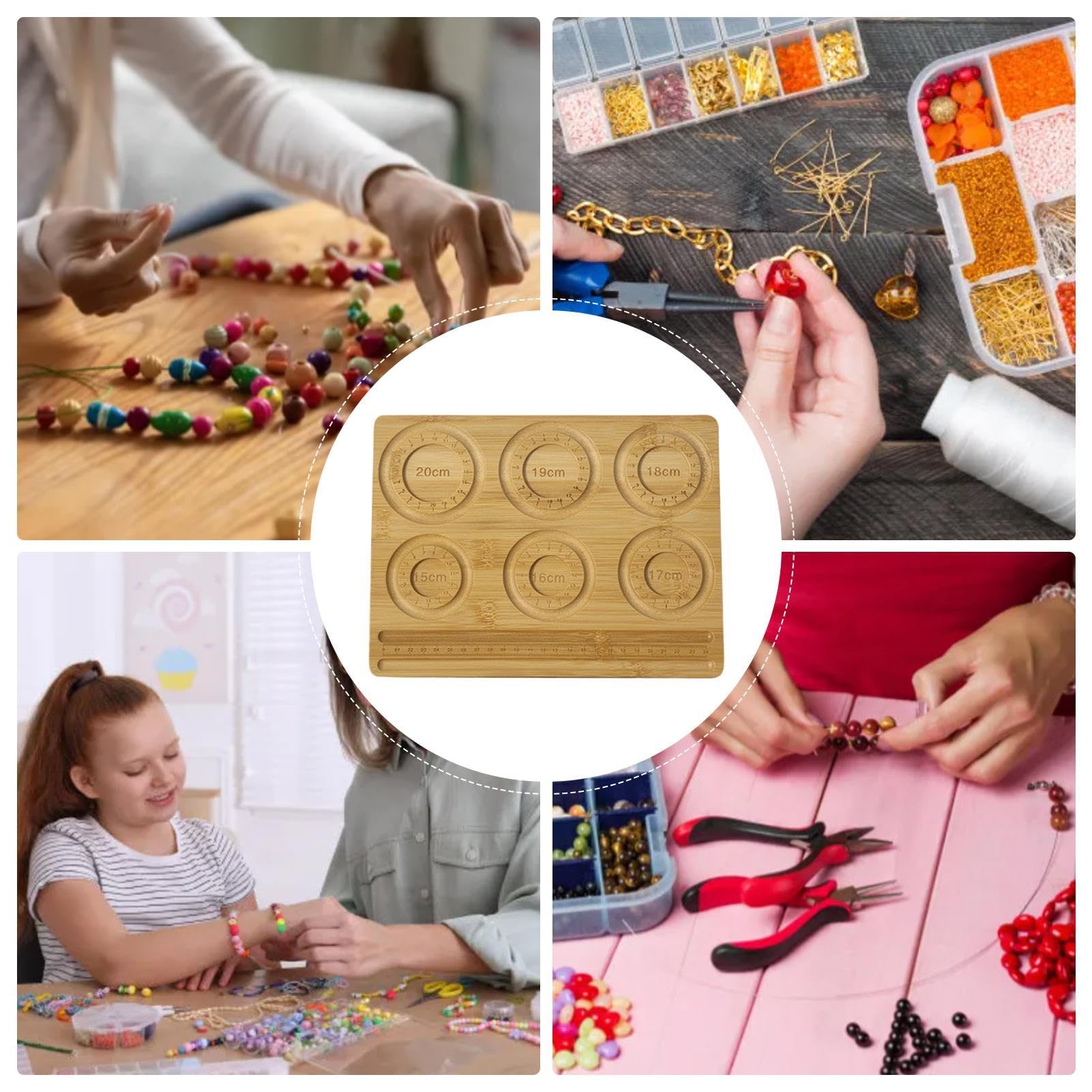 Holz Perlenbrett Für Schmuckherstellung - 26,3 X 20 Cm Arbeitsbrett