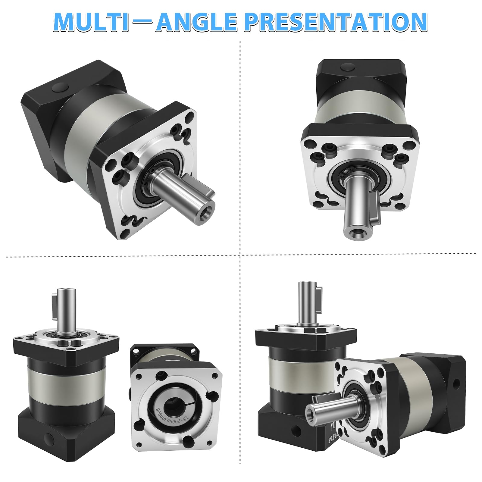 Reductor planetario 50:1 12 arc-min 4000rpm 200W 400W 60mm para servomotor torno