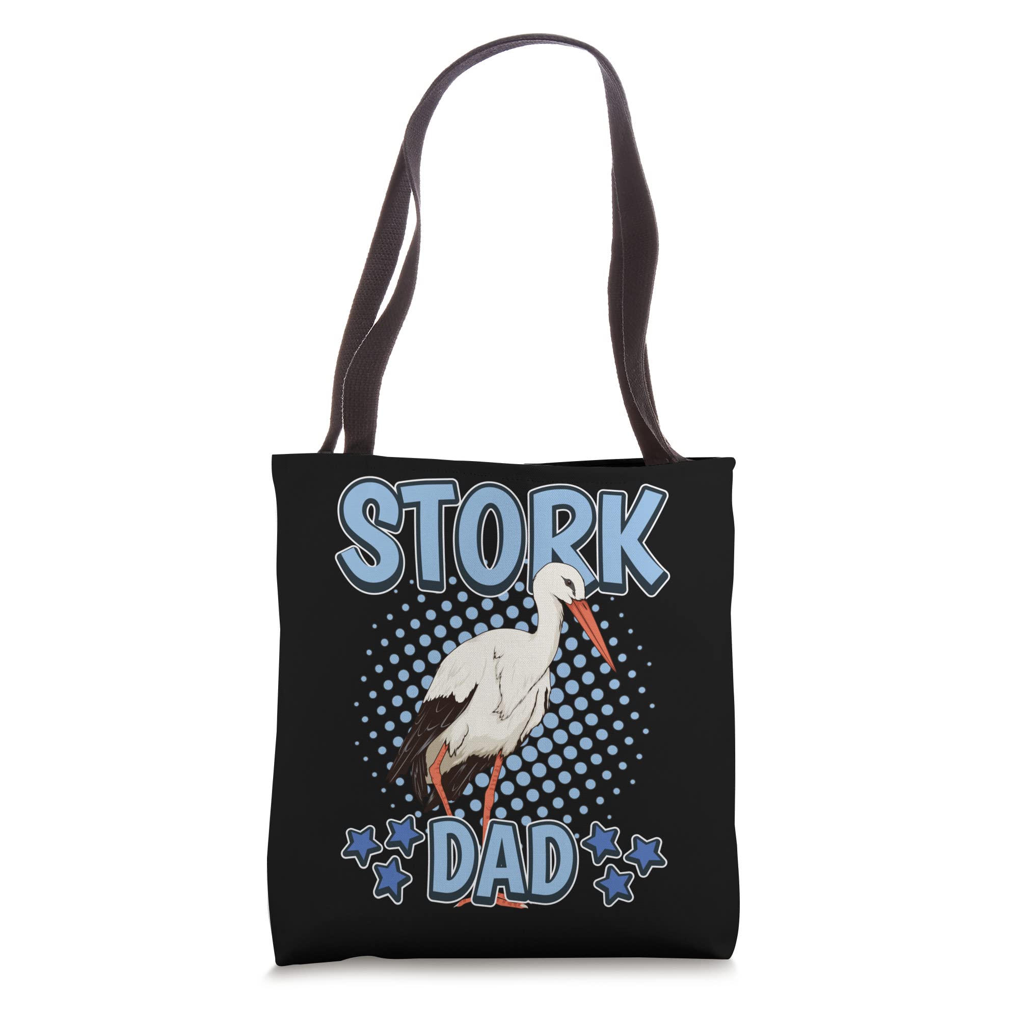 Mens Boys Stork Dad Bird Quote Father's Day Storks Tote Bag