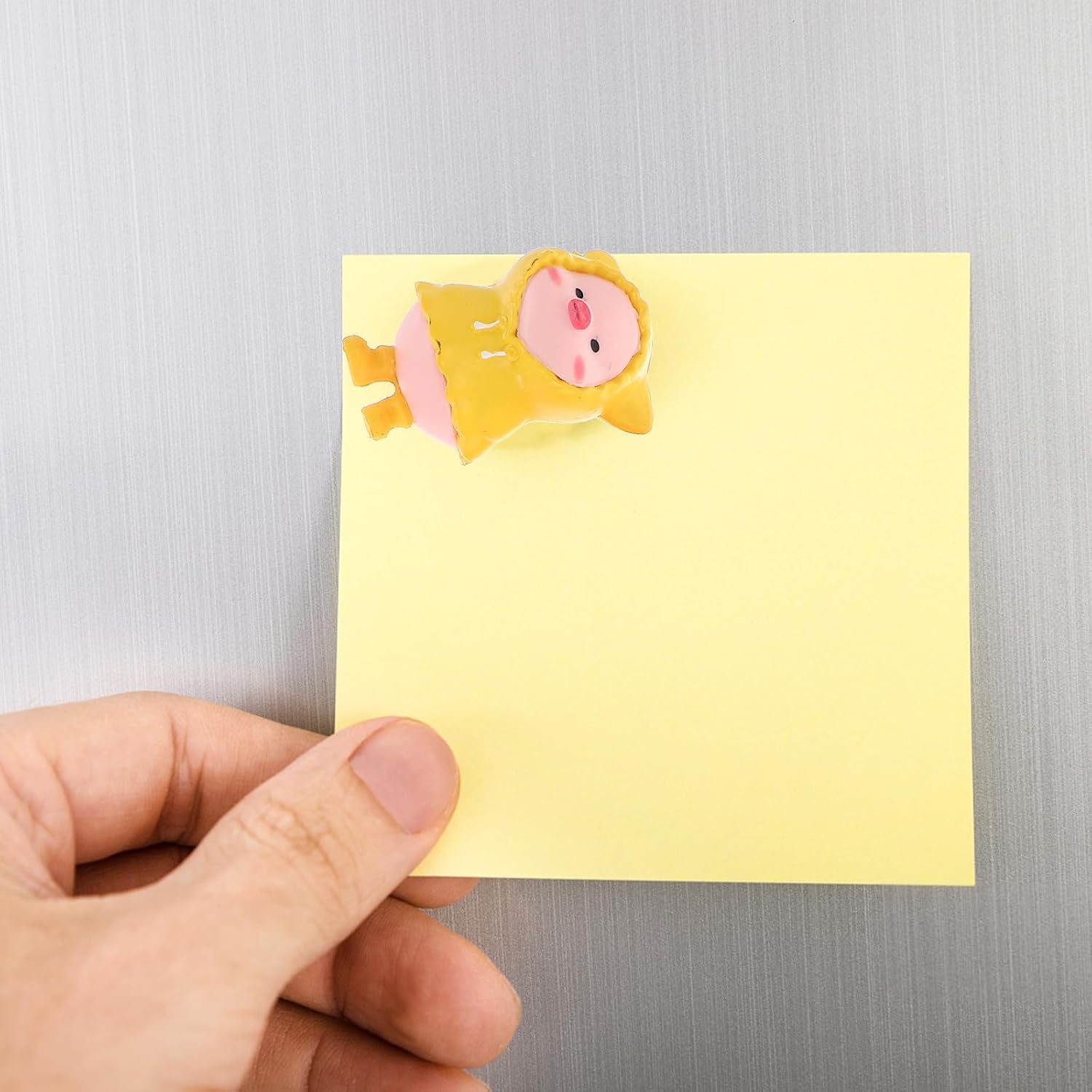 Piggy Fridge Magnet 6pcs Magnetic PVC Pink Reminder Holder image 3