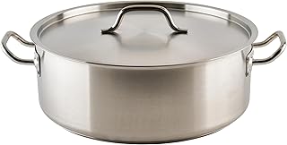 Winco Stainless Steel Brazier with Lid