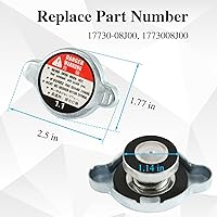 Vista 4 de FUSCH Tapa del radiador del motor 1.1 compatible con Suzuki GSX (R600, R750, R1000, S750) / RM(80, 85, 125, 250, Z-250, Z450) / V-Strom
