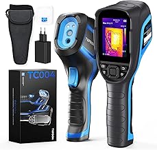 TOPDON TC004 Thermal Imaging Camera, 320 x 240 TISR Resolution Infrared Camera, 12 Hours Battery Life Thermal Camera with Video Recording and PC Analysis, 16GB SD Card, Temperature Range -20°C to +350