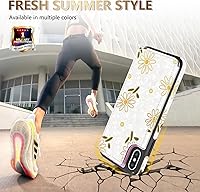 Vista 7 de NNH Funda tipo cartera compatible con iPhone Xs Max con bloqueo RFID, ranuras para tarjetas, folio de piel sintética, función atril, doble cierre