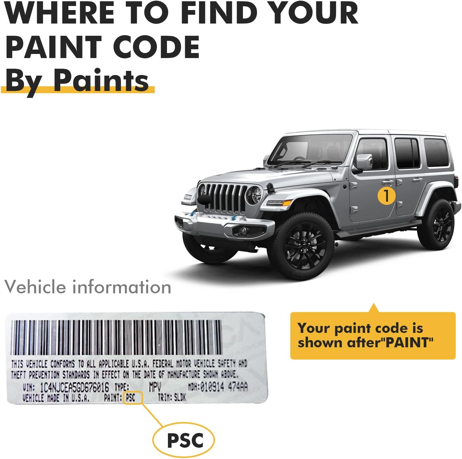 (Patriot Blue (PPX/RPX) Car Touch Up Paint For JEEP, Car Paint Scratch Repair Kit, Quick & Easy Solution to Repair, 2 in 1 Scratch Remover Pen With Color-Matched