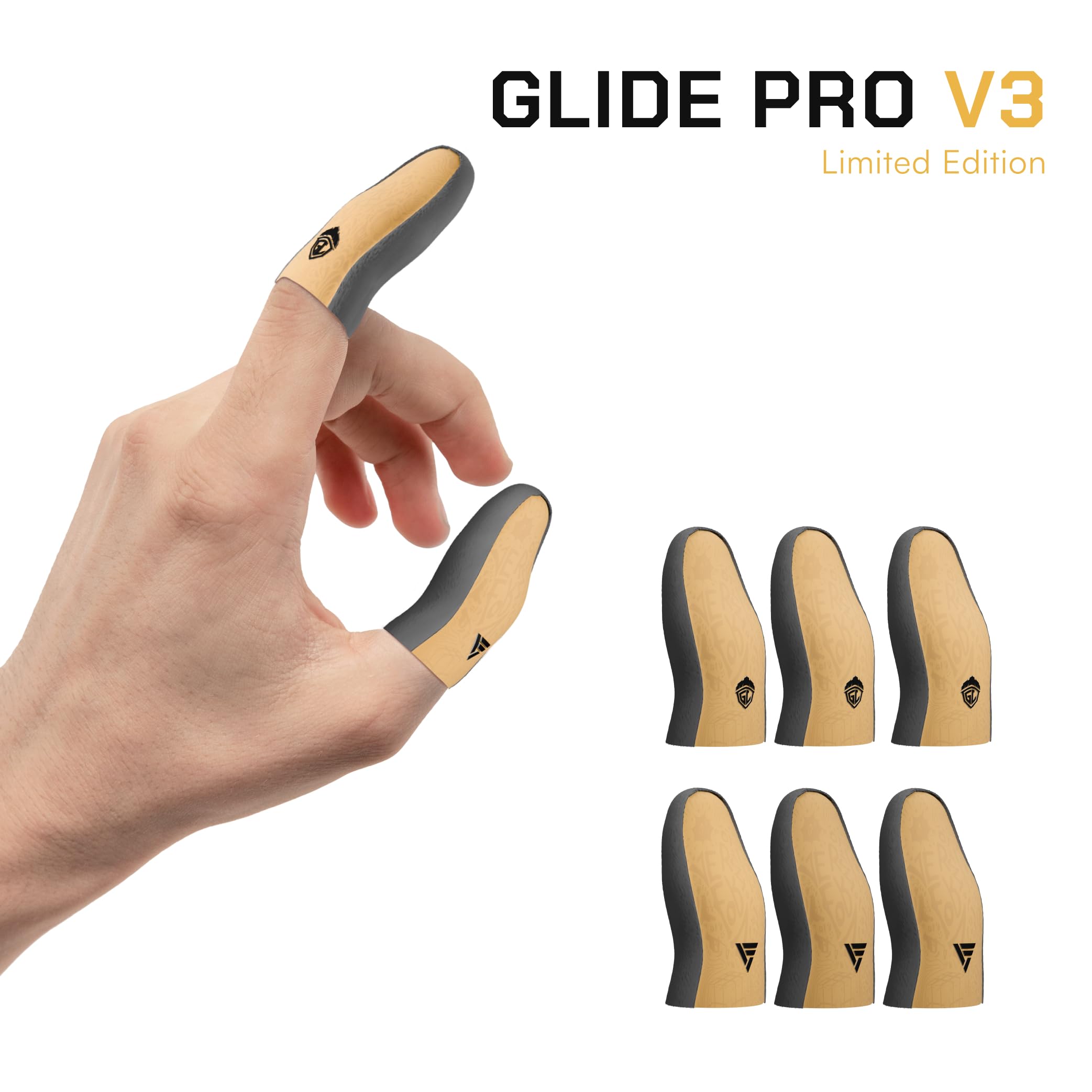 Vero Forza Glide Pro V3 GodLike Limited Edition Gaming Finger Sleeves | Pure Silver Fiber | Ultra Smooth Touch | Sweat Resistant | for BGMI, PUBG, COD Mobile, Free Fire (6 Sleeves)-image-9