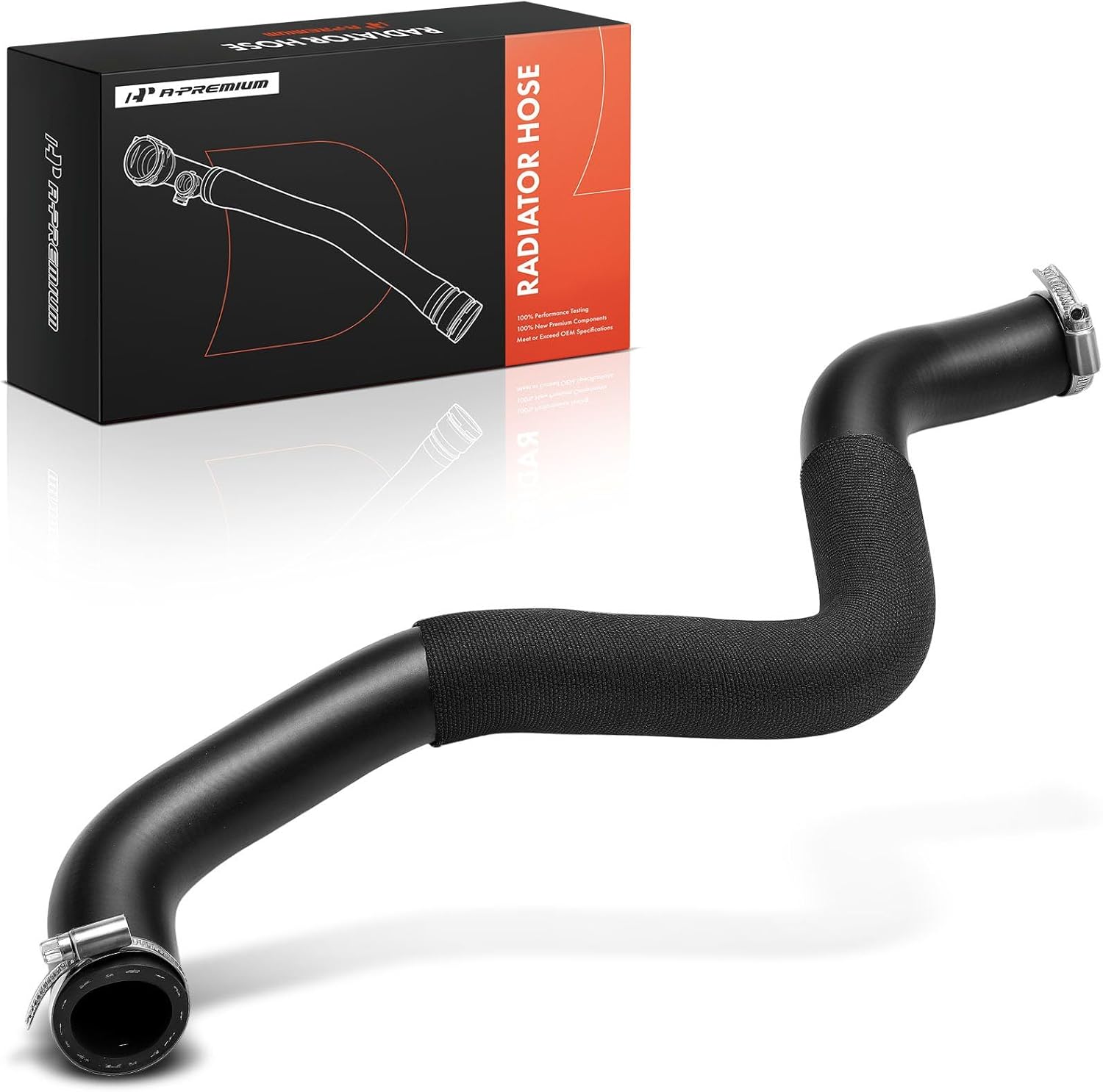 A-Premium Lower Radiator Coolant Hose Compatible with Volvo C30 2007-2013, S40 2004-2011, V50 2005-2011, C70 2006-2013, 2.4L 2.5L