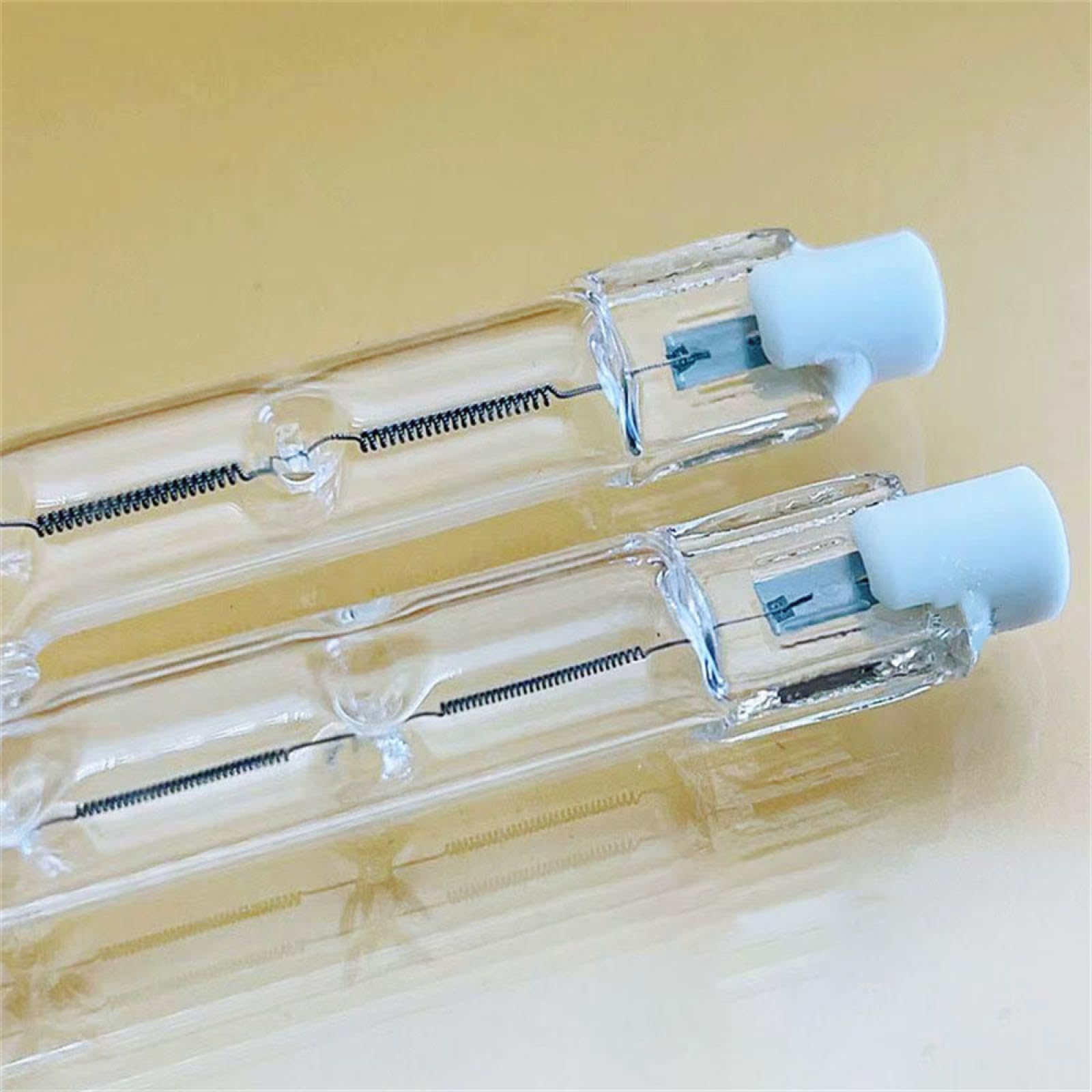 R7S 125mm 500W 230V Bombillas halógenas R7s 1000W J125 T3 J Tipo Doble Extremo Blanco Cálido para Trabajo,Seguridad,Paisajismo 20PC 1000W