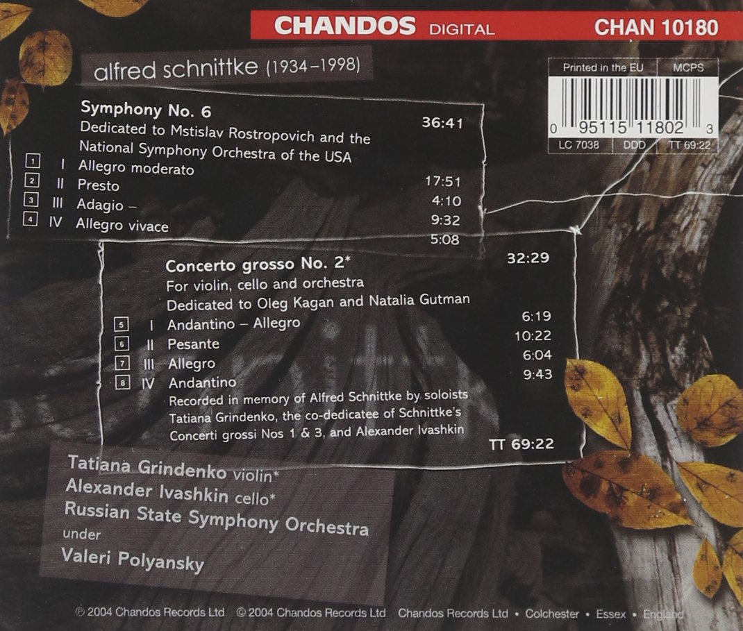 Sinfonie 6/Concerto Grosso