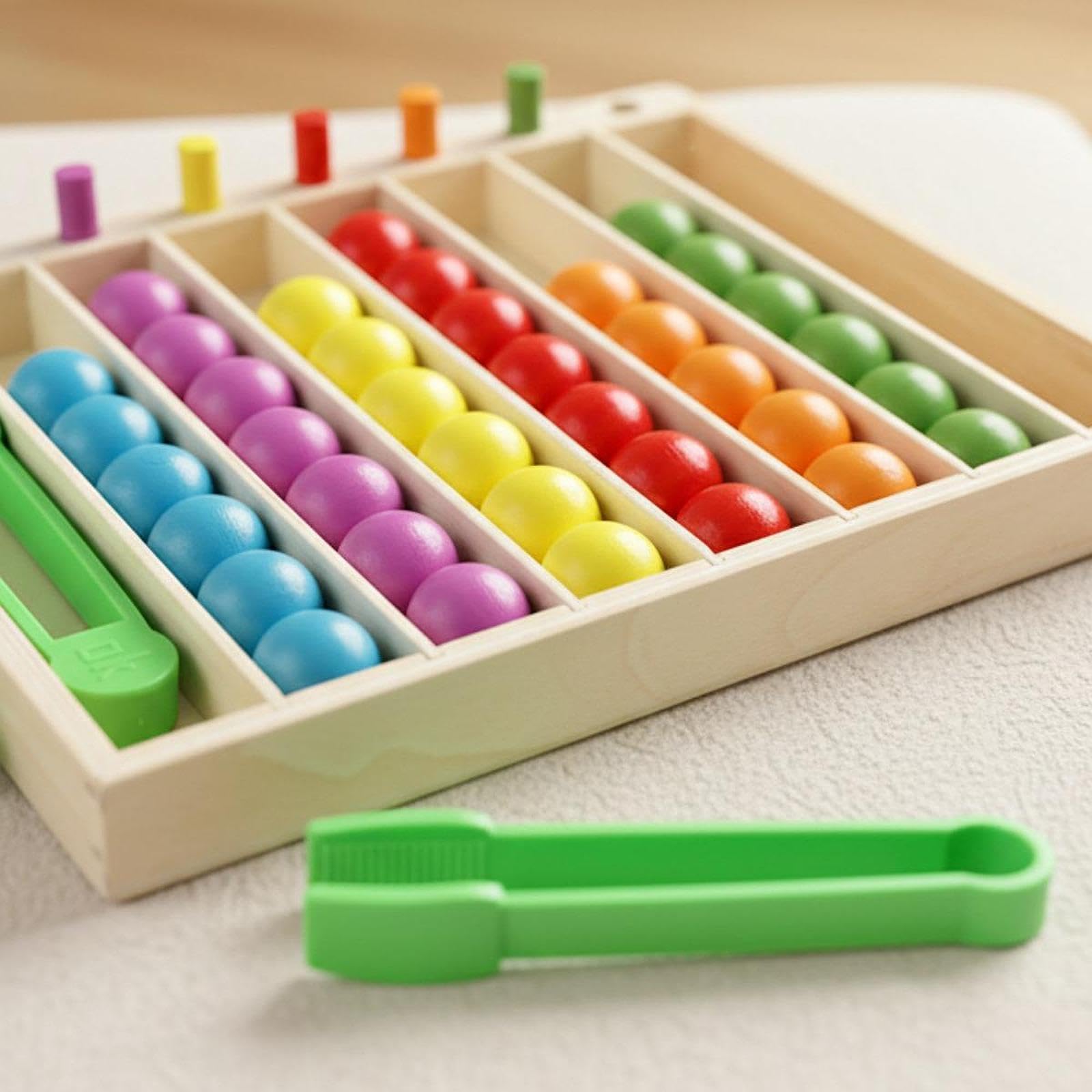 Harilla Juego Educativo clasificación Bolas Colores para niños y niñas 3 años en