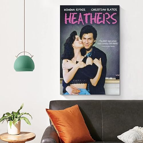 Miniatura 4 de TONGYANG Heathers - Póster de película para dormitorio, decoración de pared estética, lienzo, regalo de 12 x 18 pulgadas (11.8 x 17.7 in)