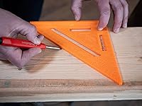 Vista 5 de Johnson Level & Tool RAS-70B-ORAN Escuadra de Viga Structo-Cast, 7", Naranja, 1 Escuadra