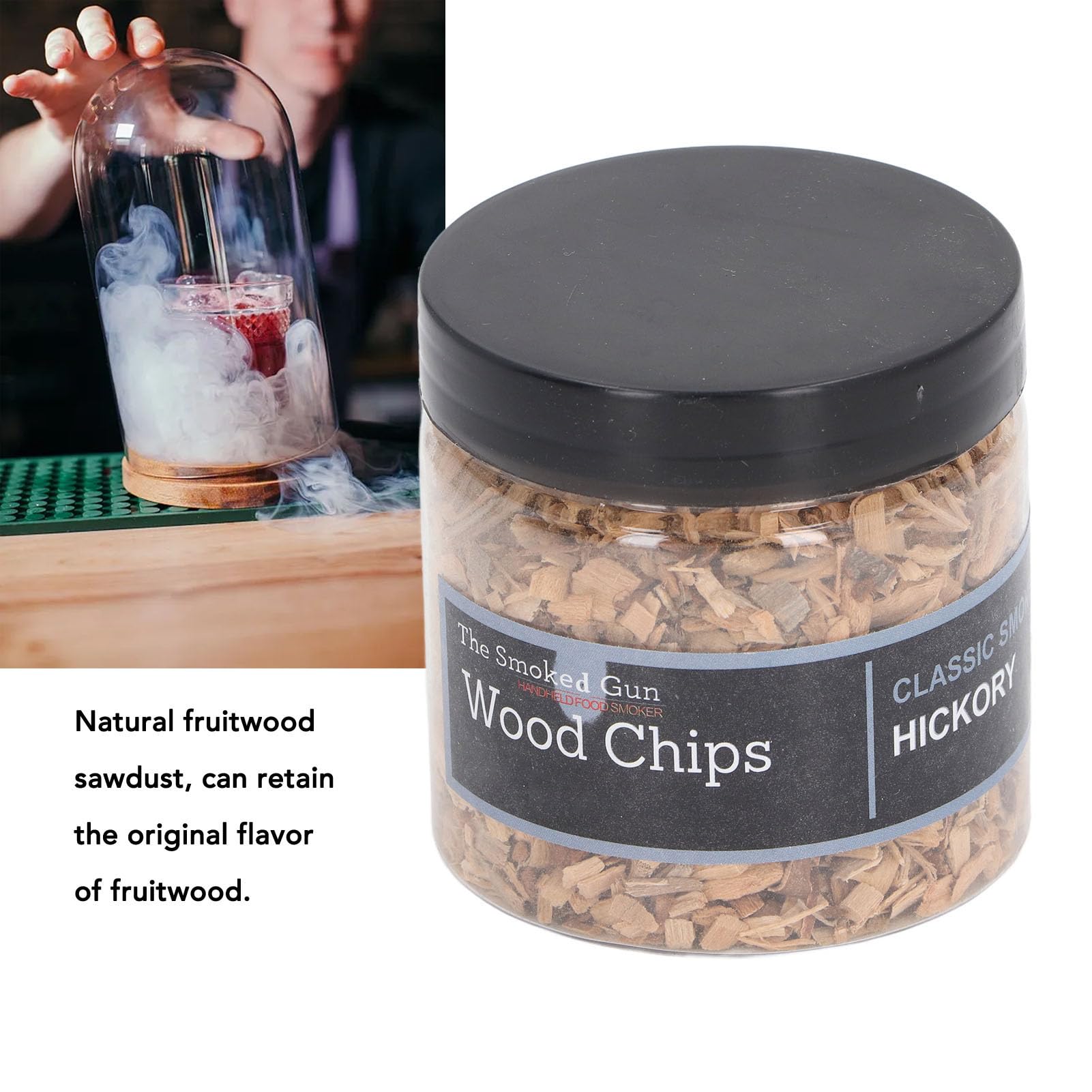 Fruitwood Smoking Wood Chips, Perfect for Enhancing Cocktails Natural Smoke Flavor, Made from premium fruitwood - Image 3