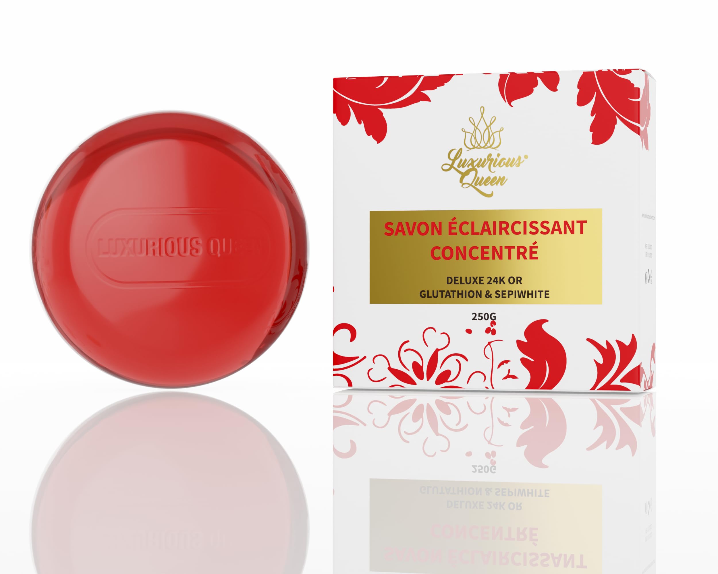Savon deluxe 24K Or pour visage unifiant et hydratant intense