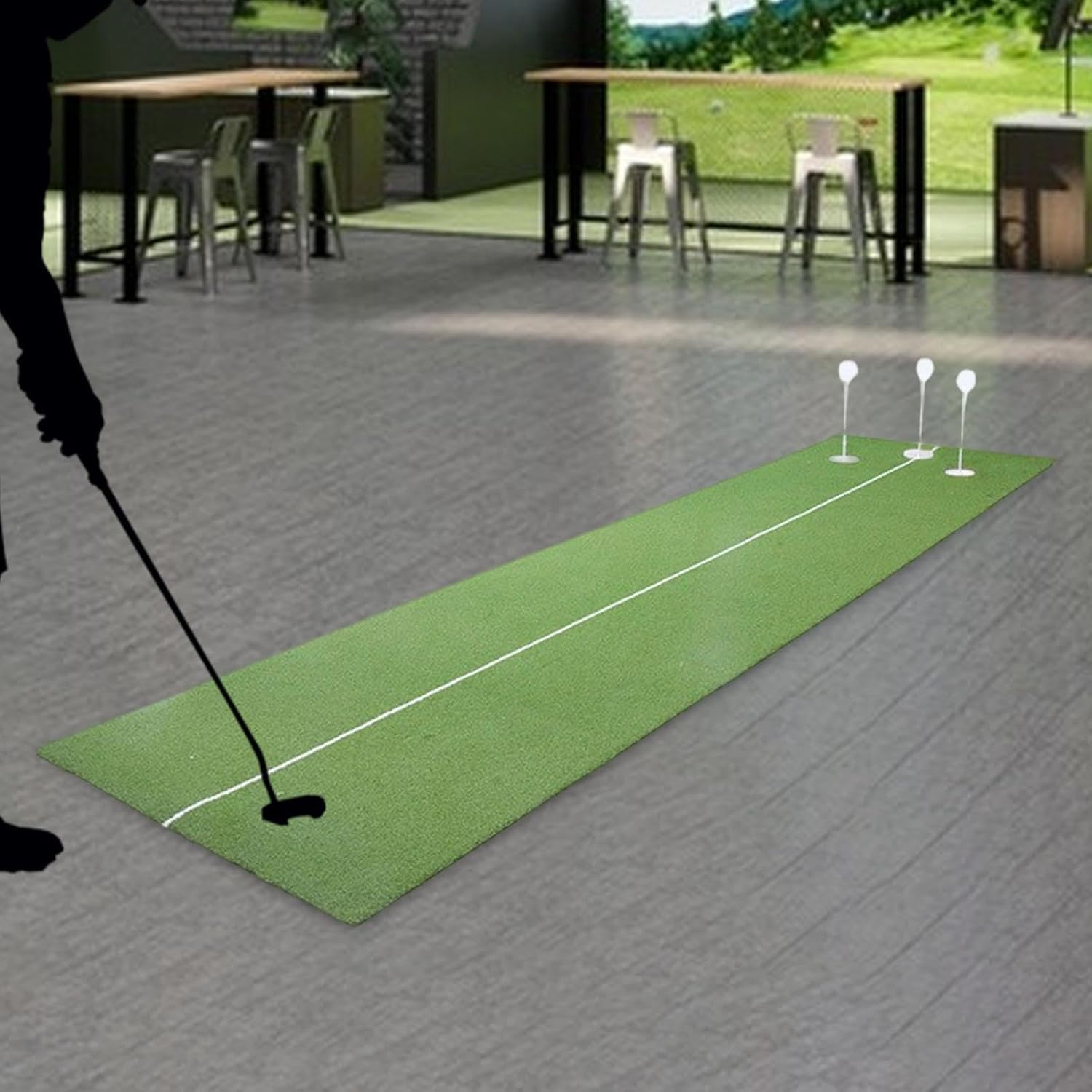 Golf Putting Green Anti Slip Backing Golf Putting Mat for Office