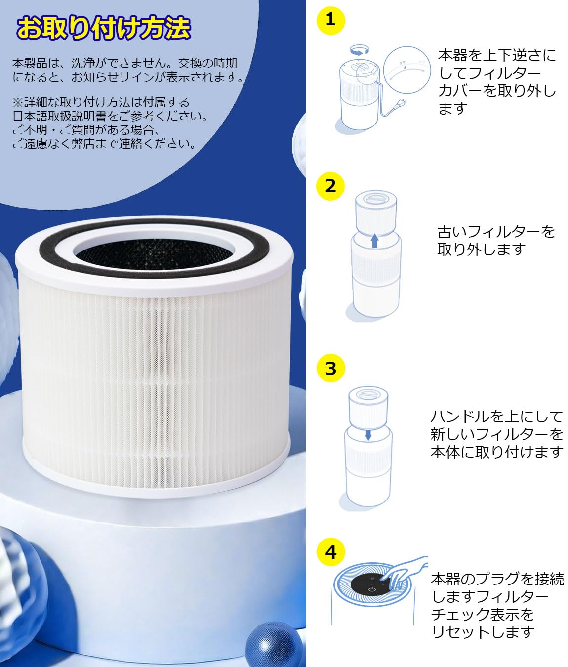 Amazon.co.jp: 空気清浄機 フィルター Core 300 Core P350 Core 300