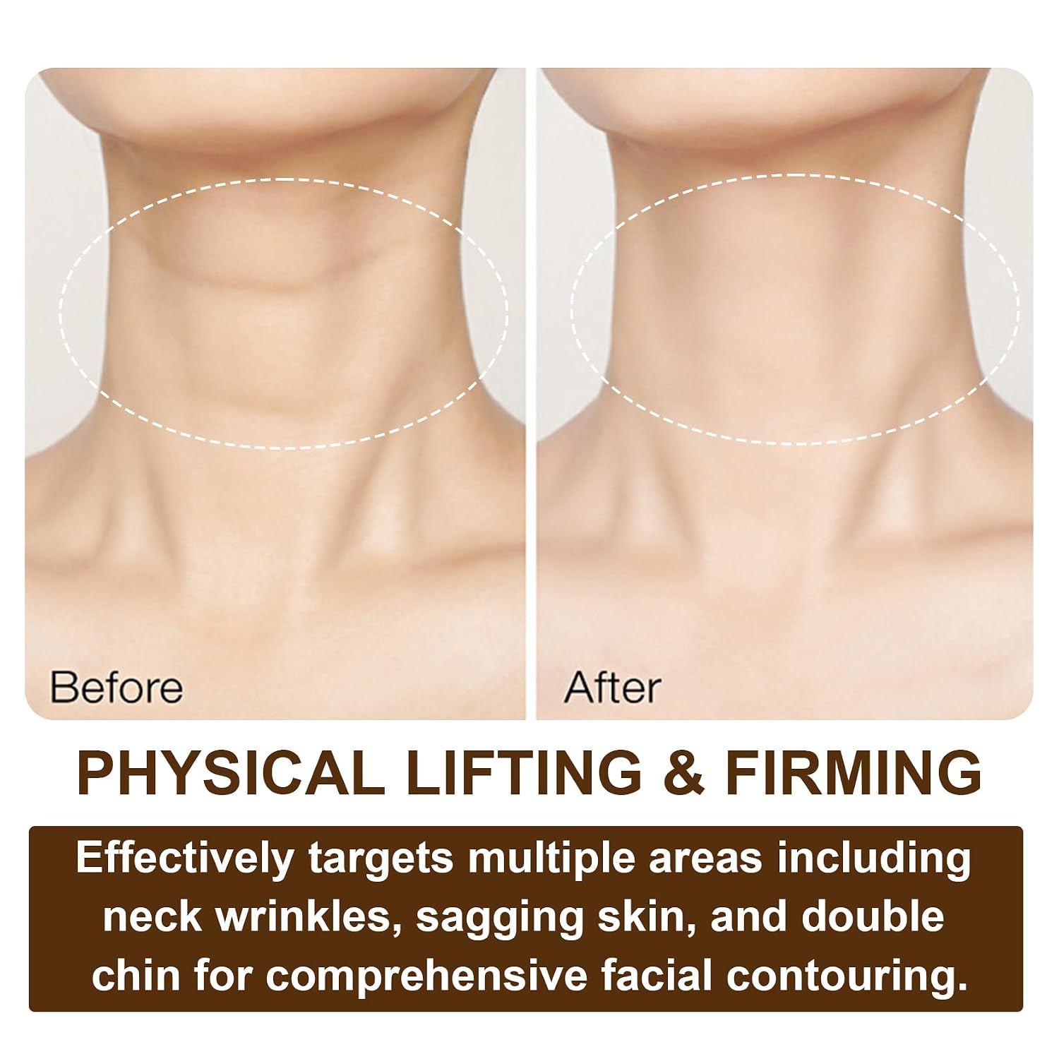 Neck Lift Tape,Neck Tape Lifting Invisible,Firming And Shaping Neck Tape (Includes 4 Elastic Bands + 20 Replacement Patches),Instant Neck Lift,Lightweight Neck Wrinkle Patches For All Skin Types