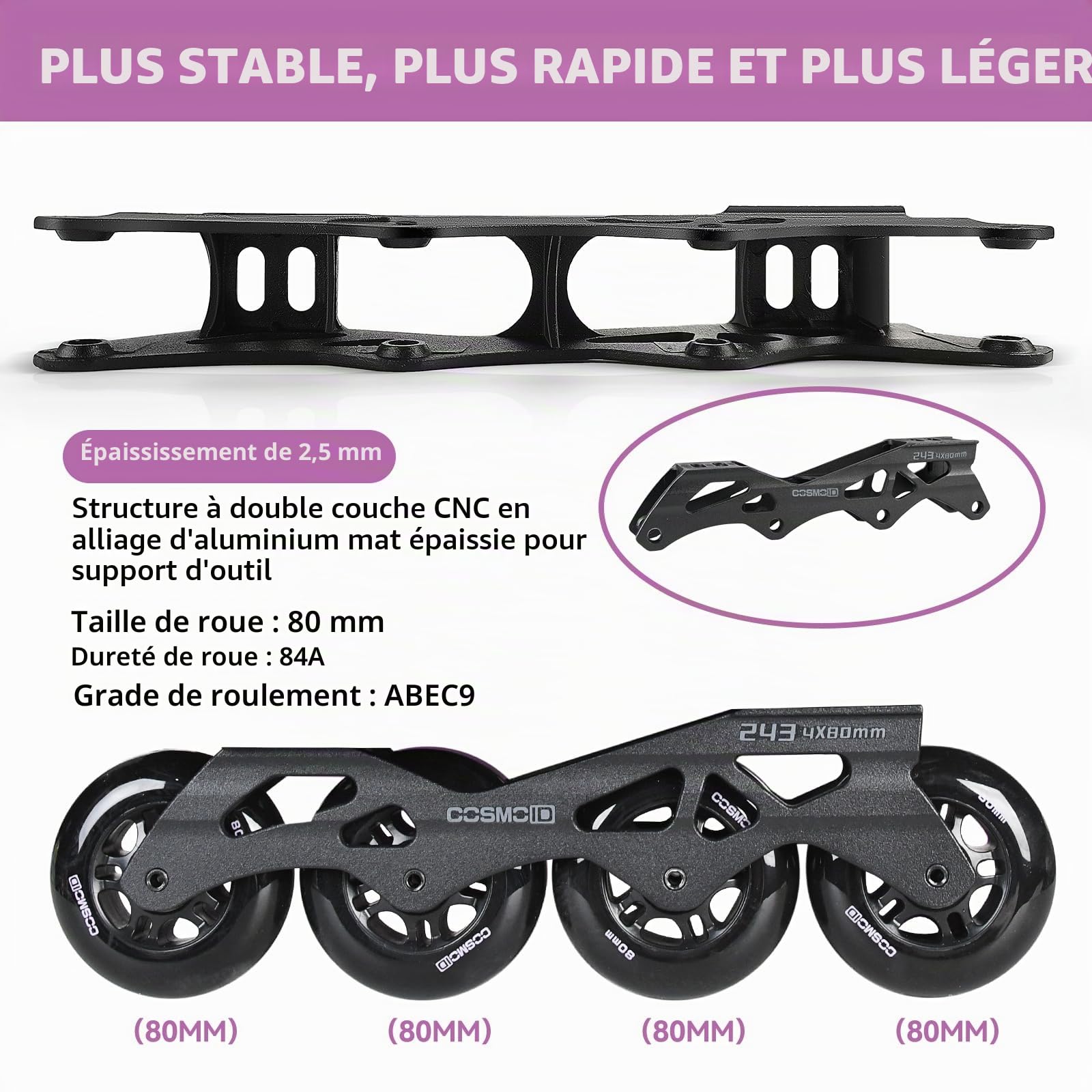 TT/TC/TT3/MOVE Inline Skates for Women Men, Roller Skate Blade Adult Male Female, Professional Fitness Roller Skates Blades for Unisex