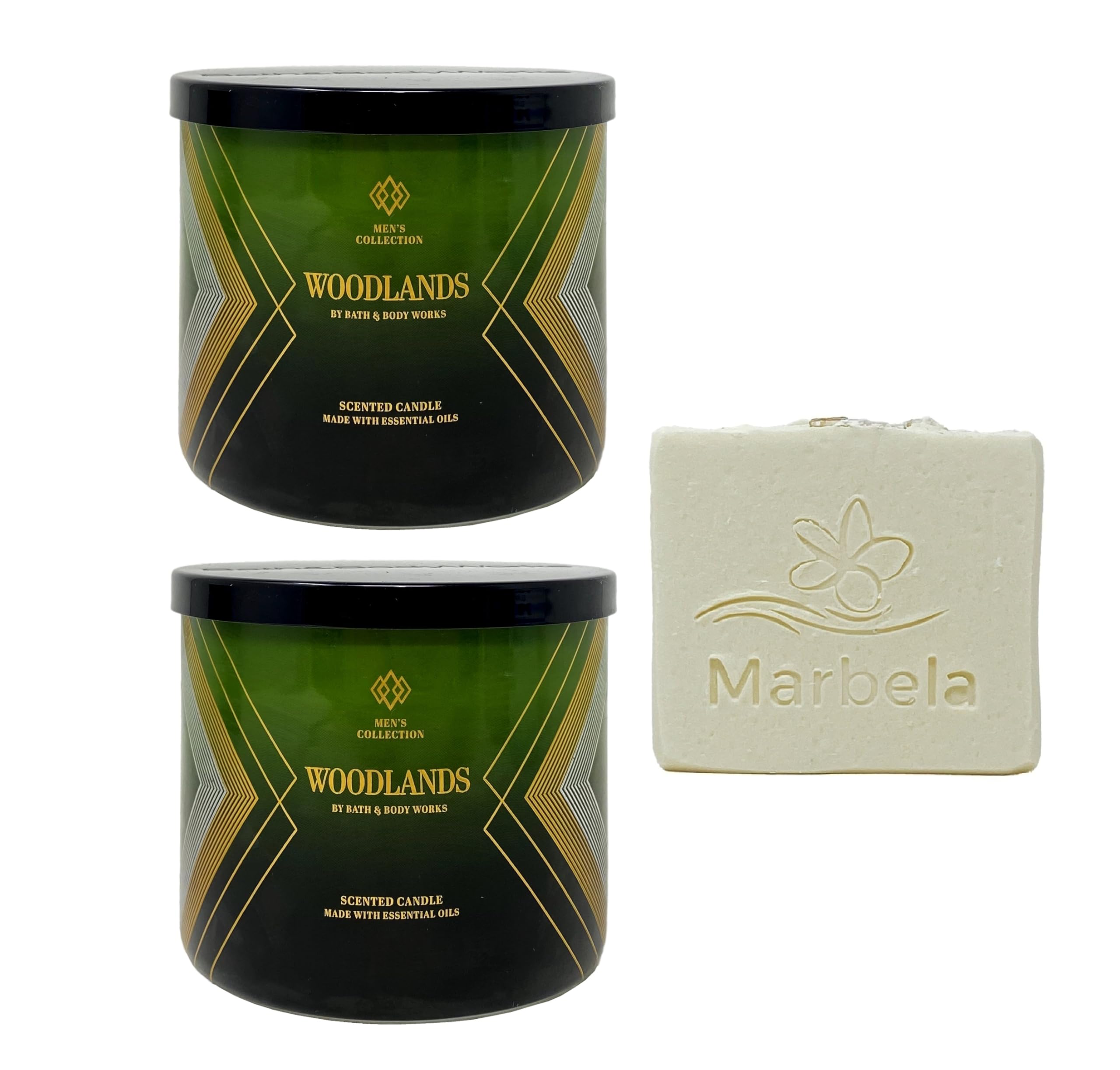 Amazon.com: Bath & Body Works Woodlands 2 Pack 3-Wick Scented