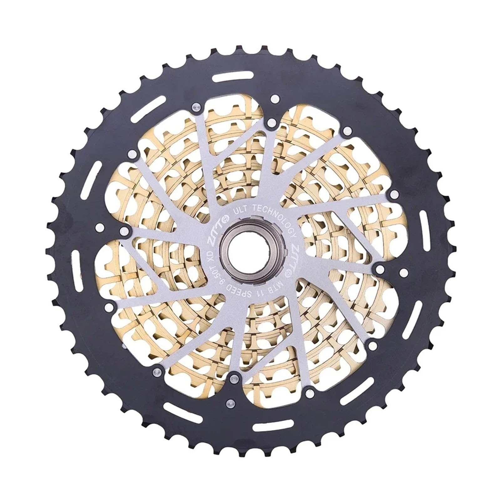 Genérico Compatible con Casete ZTTO 11 velocidades 9-50T XD | Se adapta a bujes de conductor; Su amplia gama cubre subidas empinadas y descensos rápidos.