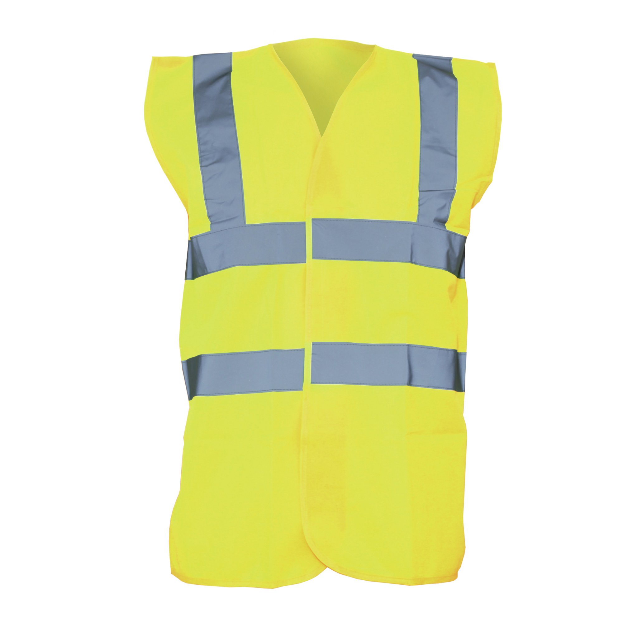 Yoko Boys Yellow Unisex Premium Hi-Vis Waistcoat Vest / Jacket (3Xl) (Hi-Vis )