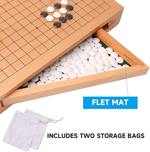 Vista 18 de GSE Games & Sports Expert Juego de ajedrez de madera de 15 pulgadas, juego de tablero de ajedrez plegable con ranuras de almacenamiento de piezas