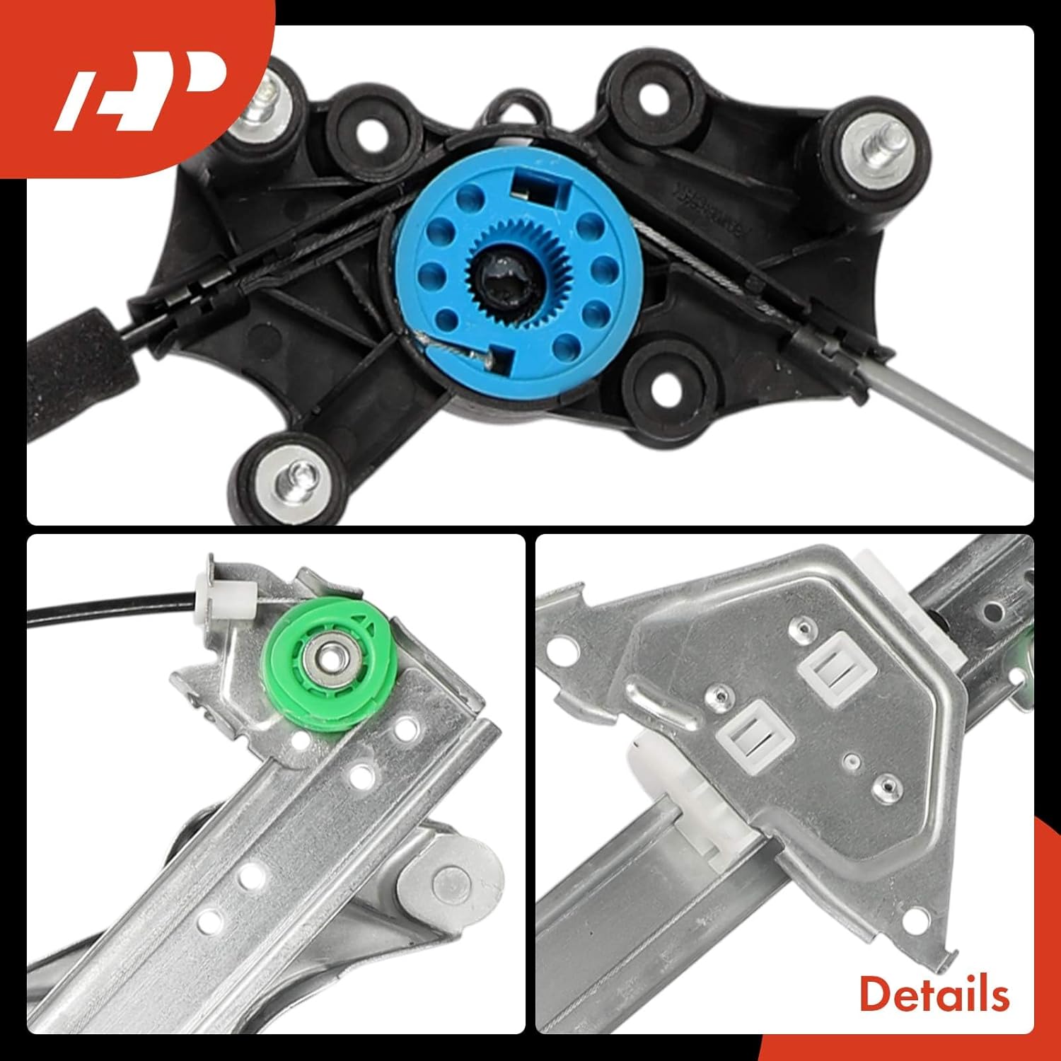A-Premium Front Left Driver Side Electric Power Window Regulator Without Motor Compatible with Toyota Corolla 2019-2025
